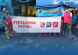 Pertamina Salurkan Bright Gas Untuk Pengungsi Banjir