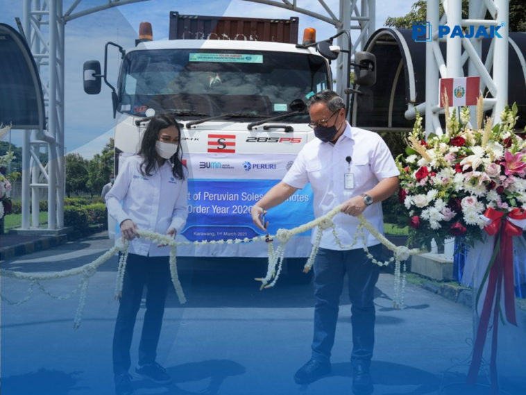 Peruri Kirim Perdana Uang Kertas Peru