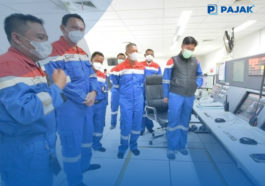 Komisaris Tinjau Penanganan Kebakaran Kilang Balongan