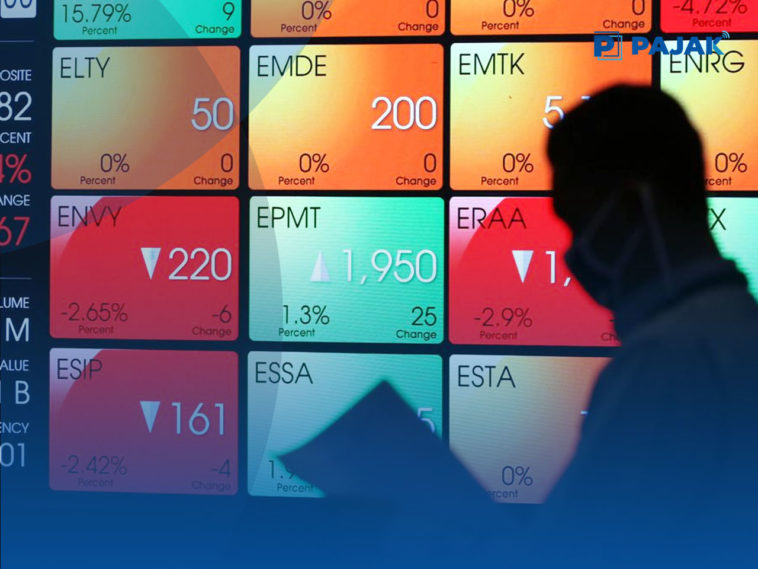 Indeks Harga Saham Gabungan Parkir di Zona Merah
