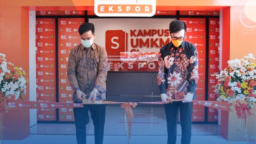 Gibran Resmikan Kampus UMKM Shopee Ekspor di Solo