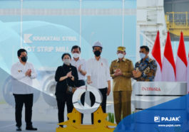 Jokowi Resmikan Pabrik Baja Canggih Krakatau Steel