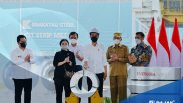 Jokowi Resmikan Pabrik Baja Canggih Krakatau Steel