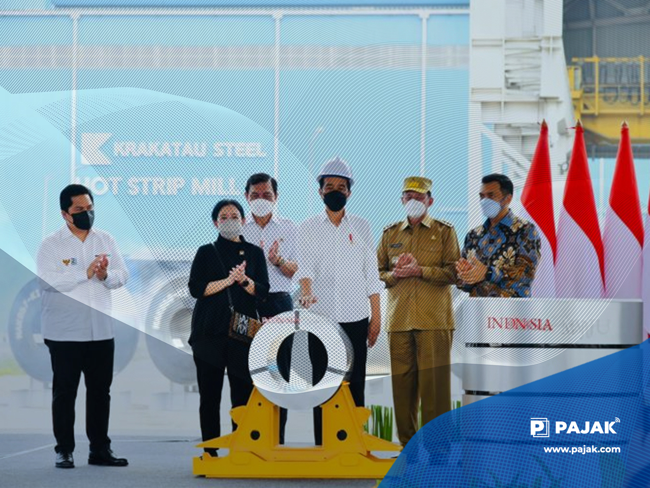 Jokowi Resmikan Pabrik Baja Canggih Krakatau Steel