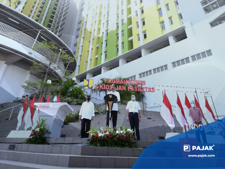 Jokowi Resmikan Rusun Pasar Rumput Senilai Rp 970 M