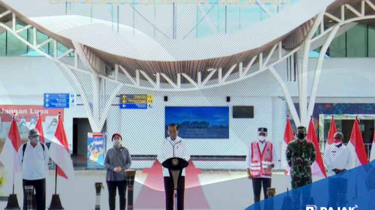 Jokowi Resmikan Terminal Baru Bandara Mopah Merauke