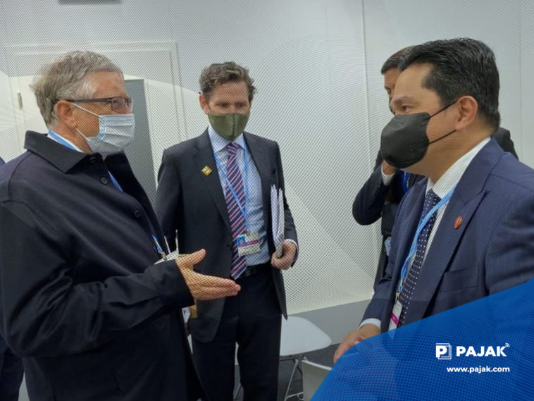 Erick Thohir dan Bill Gates Bahas Investasi Vaksin mRNA
