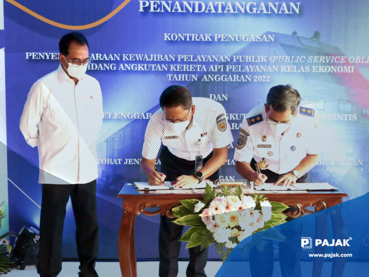 KAI-Kemenhub Tandatangani Kontrak PSO dan Perintis
