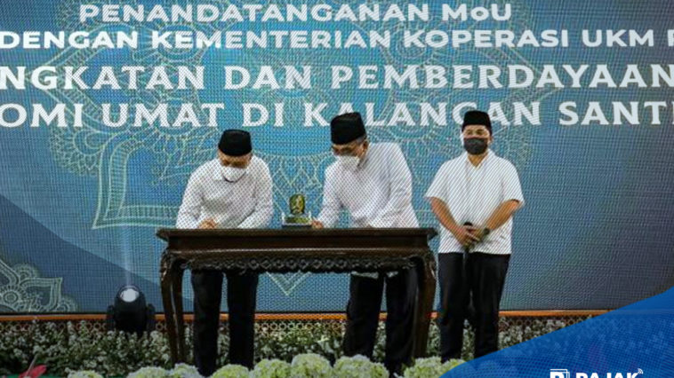 KemenkopUKM dan PBNU Tanda Tangani MoU Santri