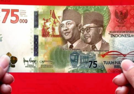 Uang Rp75 Ribu Raih Penghargaan Uang Terbaik di Dunia