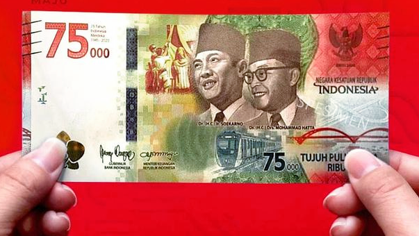 Uang Rp75 Ribu Raih Penghargaan Uang Terbaik di Dunia