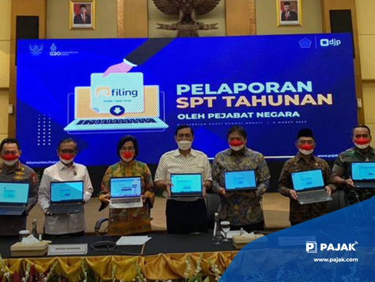 Pejabat Negara Kompak Lapor SPT Tahunan Lewat e-Filing