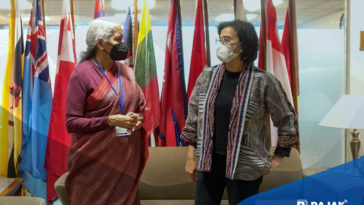 Sri Mulyani dan Menkeu India