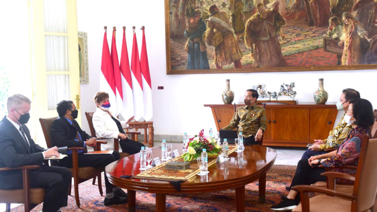 Pertemuan Jokowi dan Delegasi IMF