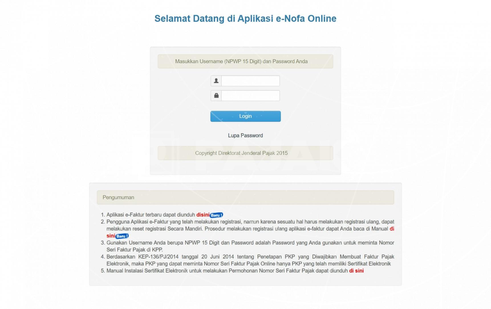 Pengertian, Fungsi, dan Cara Penggunaan e-Nofa - PAJAK.COM