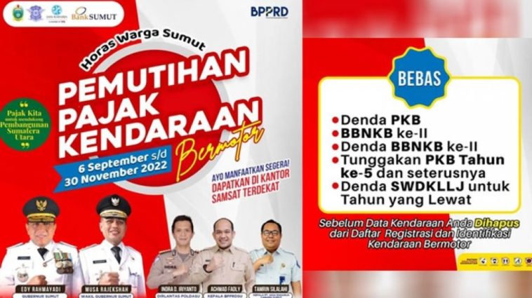 Program Pemutihan PKB di Sumut