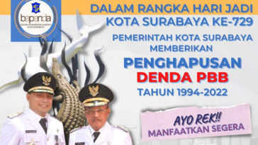 Pemkot Surabaya Hapus Sanksi Administrasi PBB