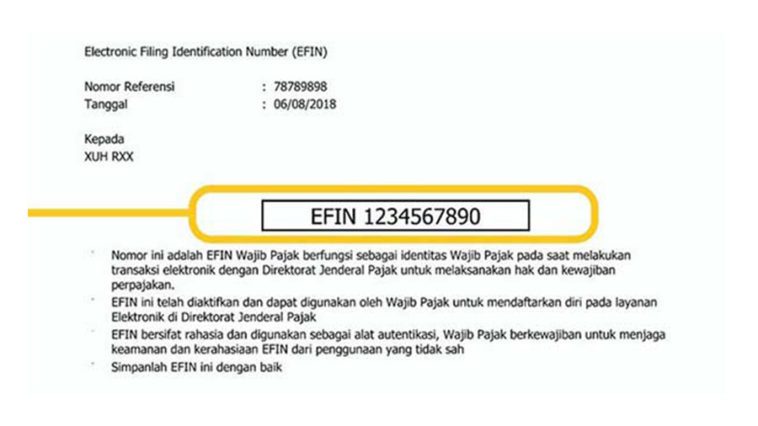 Cara Mendapatkan EFIN