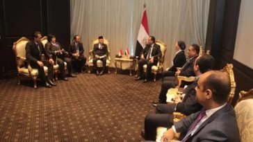 Wapres dan PM Mesir Bertemu