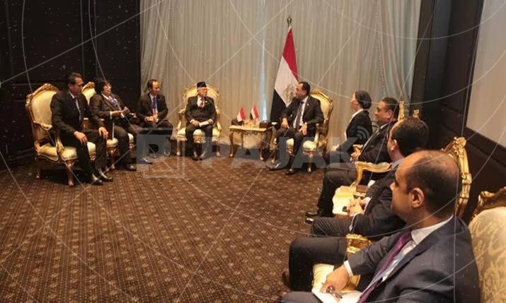 Wapres dan PM Mesir Bertemu