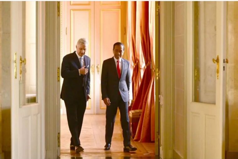 Jokowi Bertemu Raja Belgia