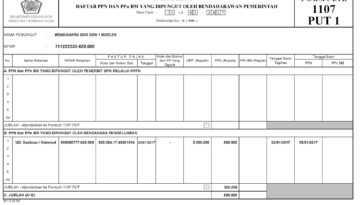 Formulir SPT 1107