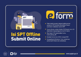 DJP: Lapor SPT Badan Gunakan e-Form PDF