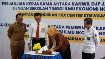 djp resmikan Tax Center STIE Nganjuk