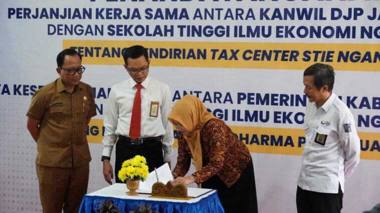 djp resmikan Tax Center STIE Nganjuk