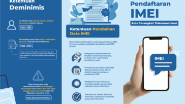 Bea Cukai Permudah Pendaftaran IMEI