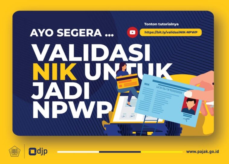 NIK Tervalidasi sebagai NPWP