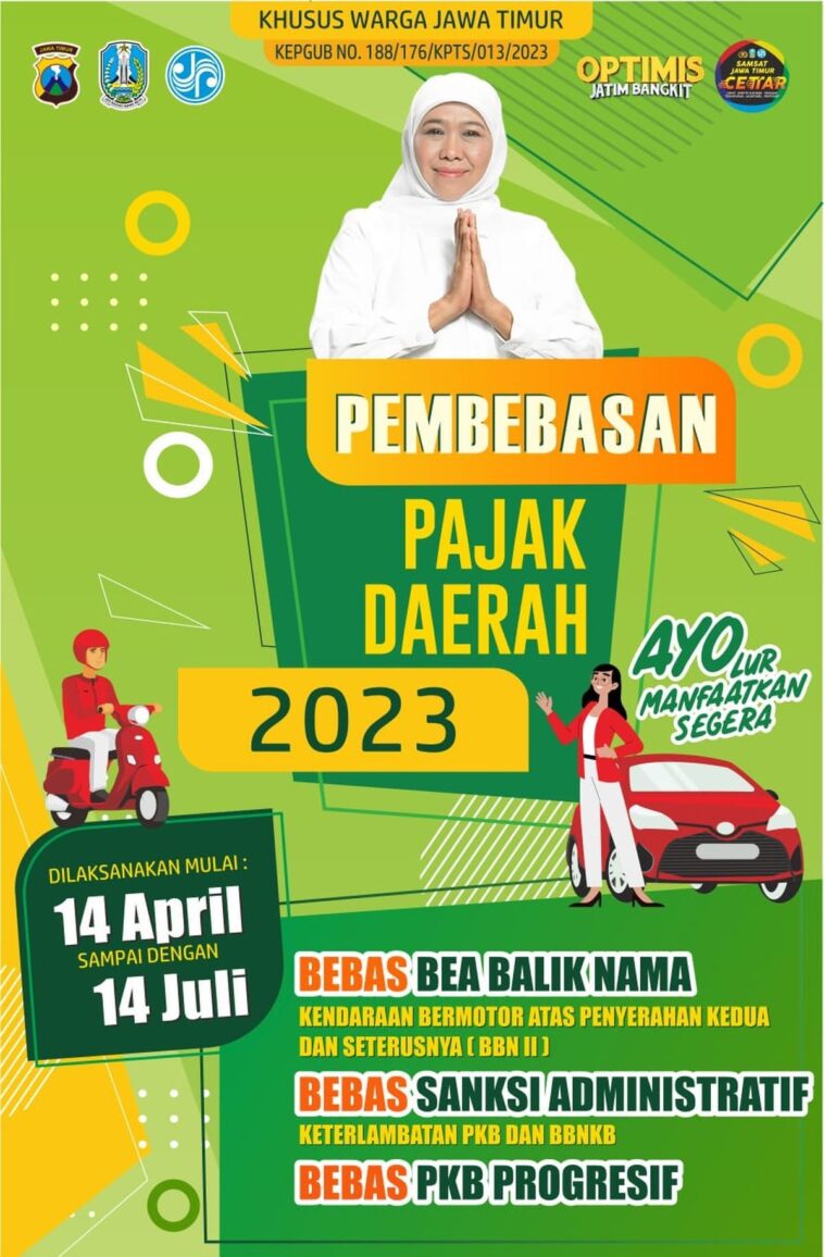 Daftar Pemutihan Pajak Kendaraan Bermotor 2023
