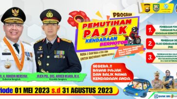 Pemprov Bengkulu Pemutihan Pajak Kendaraan