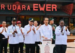 jokowi resmikan bandara ewer
