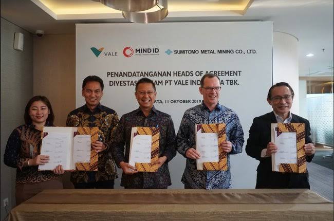 MIND ID Siap Jadi Pemegang Saham Vale