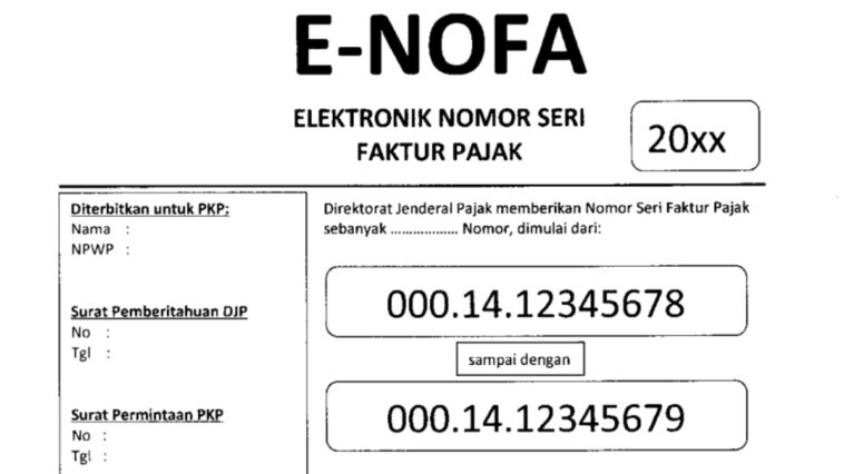 Cara Dapatkan Nomor Seri Faktur Pajak