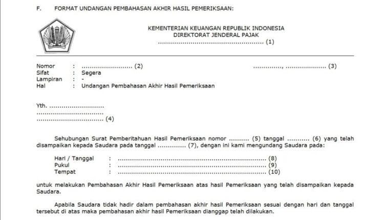 Prosedur Pembahasan Akhir Hasil Pemeriksaan