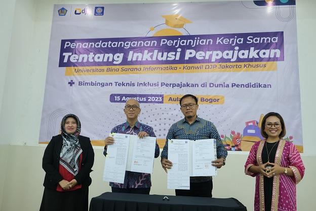 Kanwil DJP Jakarta Khusus dan UBSI
