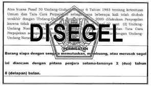 Ketentuan Penyegelan dalam Proses Pemeriksaan Pajak