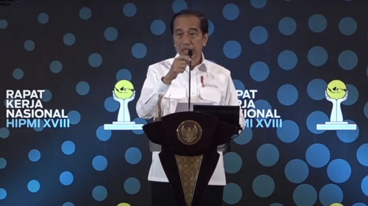 Jokowi Dorong HIPMI Jadi Motor Penggerak Hilirisasi UMKM