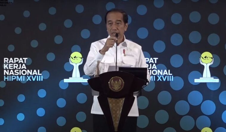 Jokowi Dorong HIPMI Jadi Motor Penggerak Hilirisasi UMKM