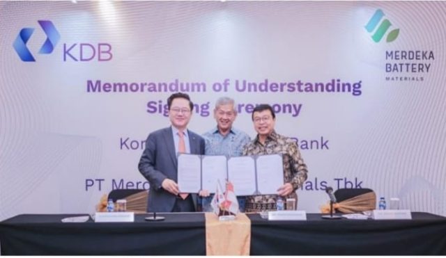 PT MBMA dan KDB Kembangkan Rantai Pasok Baterai