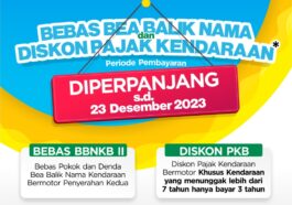 Manfaatkan Perpanjangan Diskon Pajak Kendaraan