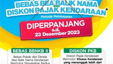 Manfaatkan Perpanjangan Diskon Pajak Kendaraan