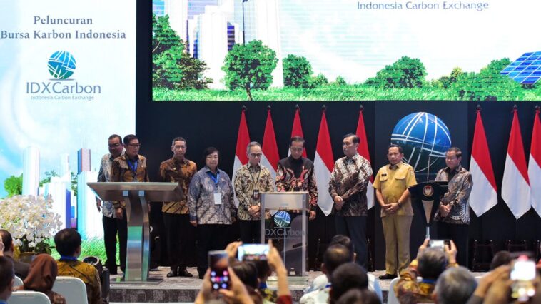 Jokowi Luncurkan Bursa Karbon