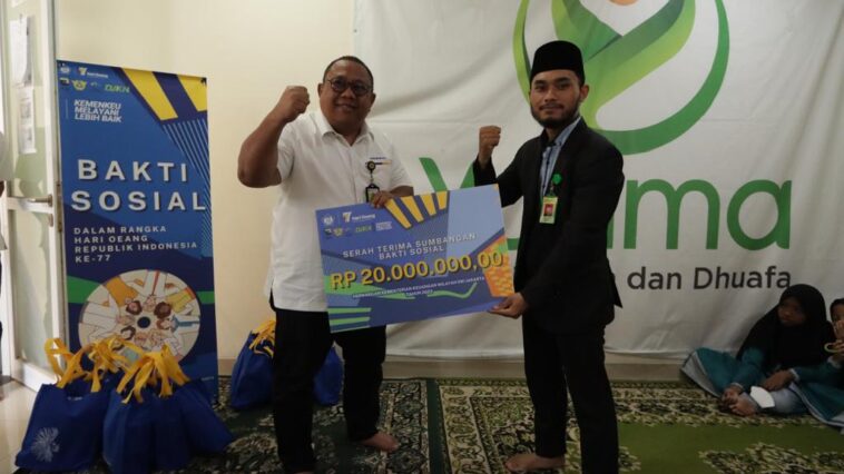 Kanwil DJP Jakbar Gelar Bakti Sosial