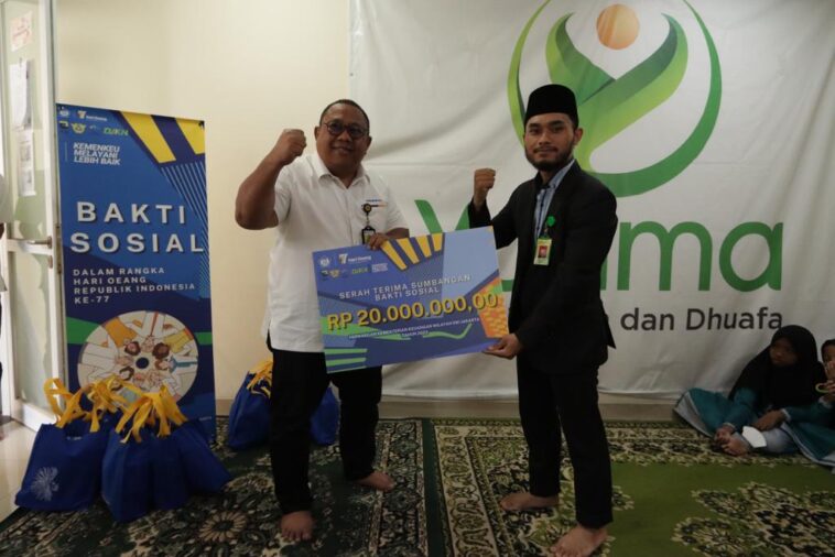 Kanwil DJP Jakbar Gelar Bakti Sosial