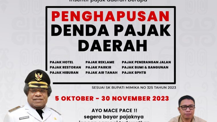 Denda Pajak Daerah Hingga November
