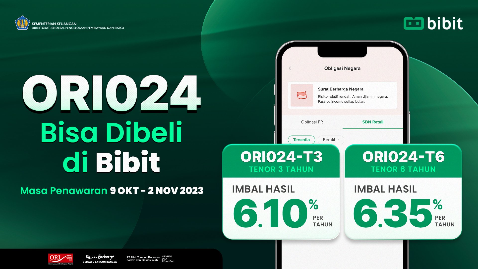 ORI024 Beri Imbal Hasil Tetap