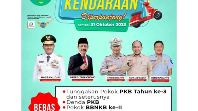 Pemprov Sumut Perpanjang Pemutihan PKB